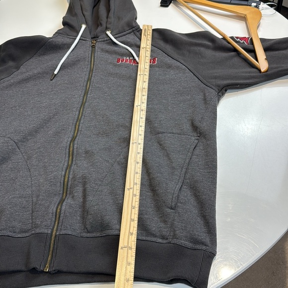 Tampa Bay Buccaneers Darius Rucker Collection Gray Zip-Up Hoodie Size XL - Picture 7 of 9